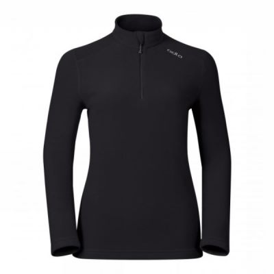 Fleece Odlo Le Tour Pullover Half Zip Mujer Negras - Chile AOM730869